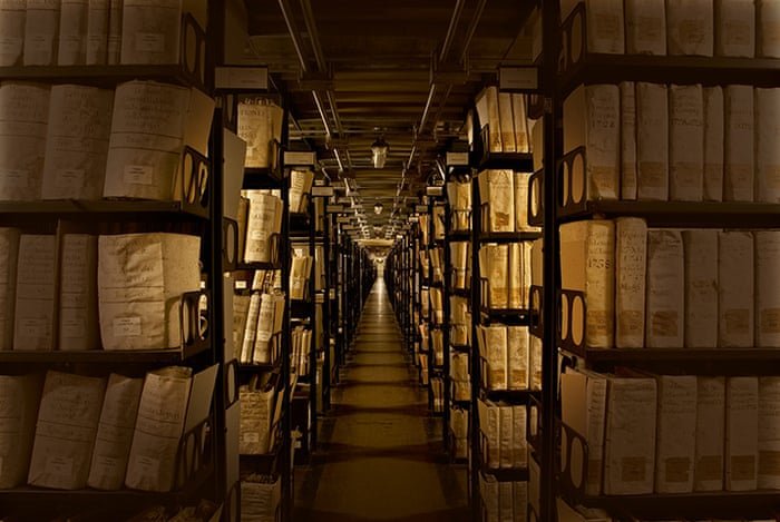 Historical Catholic archives study folder